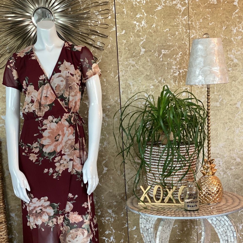 Paper Doll High Low Maxi Dress